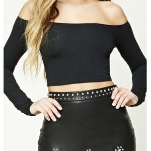 Long Sleeve Crop Top